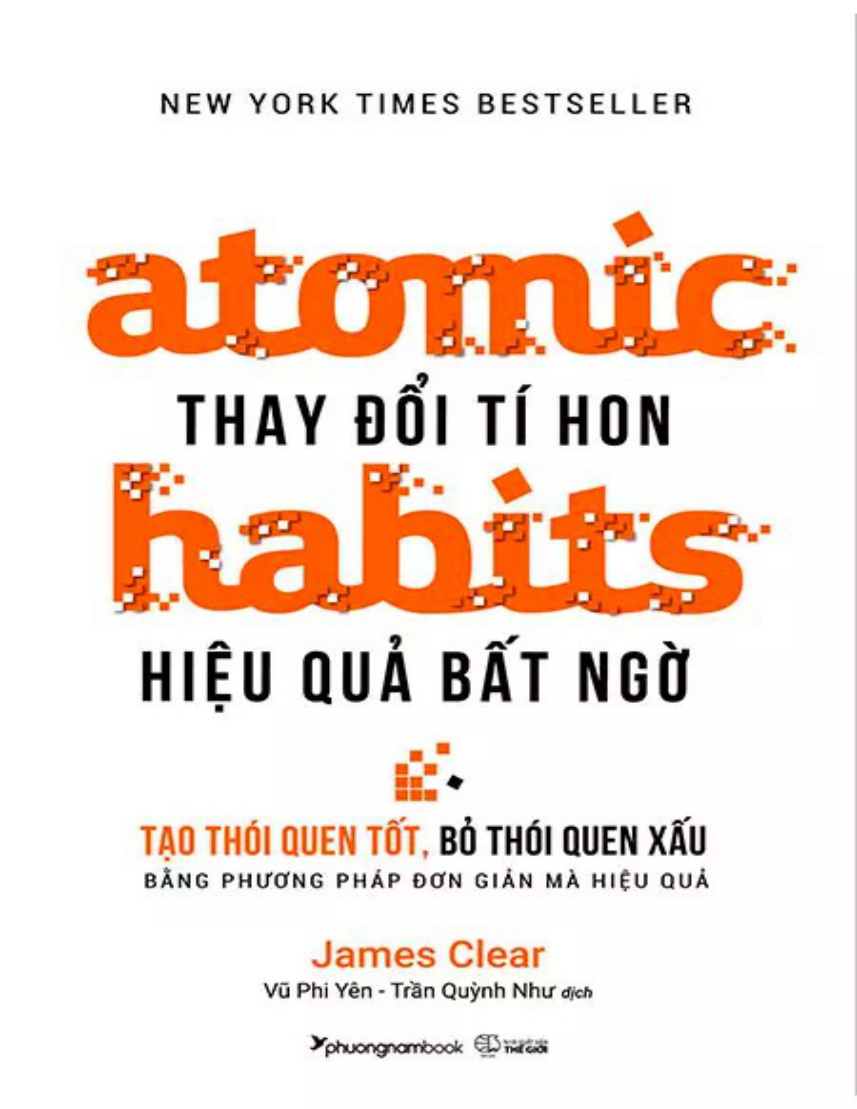 Bìa sách Atomic Habits